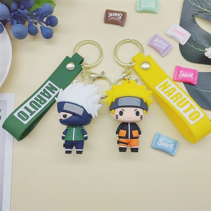 Customized Silicone PVC Naruto Keychain